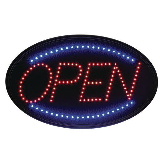Alpine Industries LED Oval Open Sign