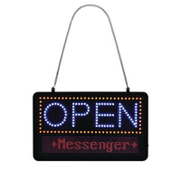 Alpine Industries LED Programmable Message Board Open Sign