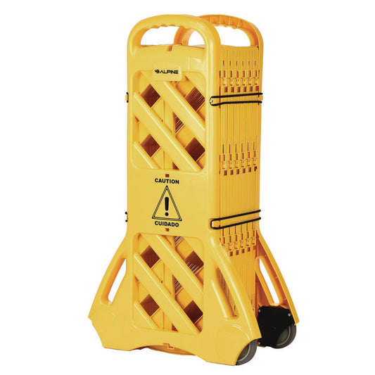 Alpine Industries Expandable Portable Fence Barrier Safety Barricade