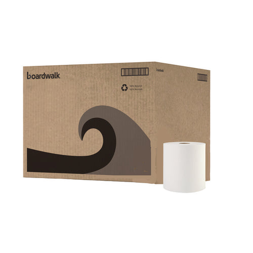 Boardwalk® White Paper Towel Rolls