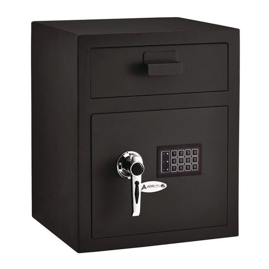 AdirOffice 1.1 cu. ft. Steel Digital Secure Money Deposit Safe with Digital keypad