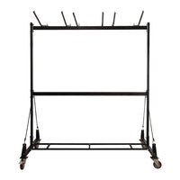 AdirOffice Folding Chair and Table Combo Cart