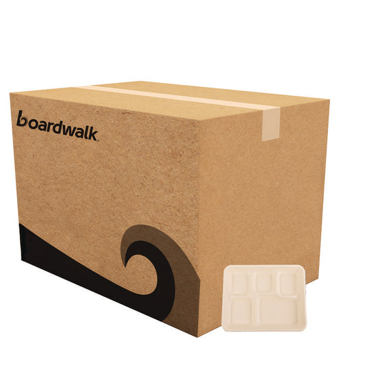 Boardwalk® Bagasse PFAS-Free Food Tray