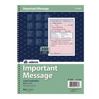 Adams® Important Message Book
