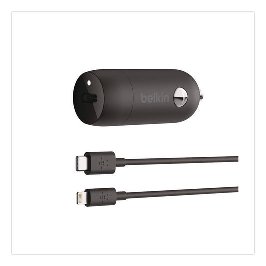 Belkin® BOOST CHARGE™ USB-PD Car Charger + Lightning to USB-C Cable
