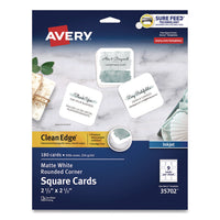 Avery® Clean Edge® Square Cards