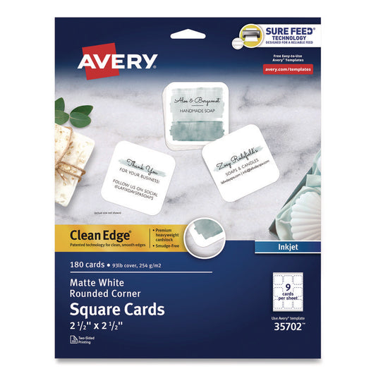 Avery® Clean Edge® Square Cards