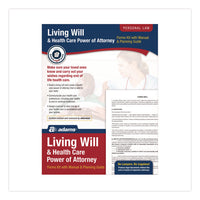 Adams® Living Will & Healthcare POA Form Kit with Instructions & Digital Download