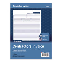Adams® Multipart Contractor Invoice Forms