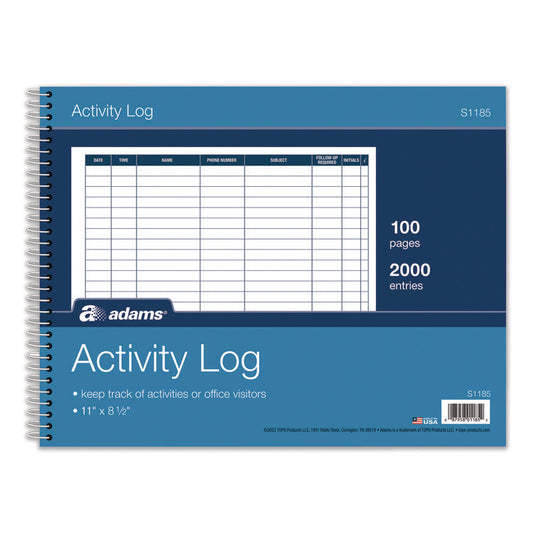 Adams® Activity Logbook