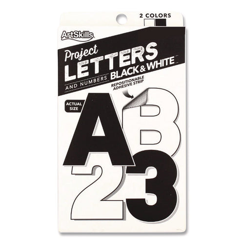 ArtSkills® Black and White Poster Letters and Numbers