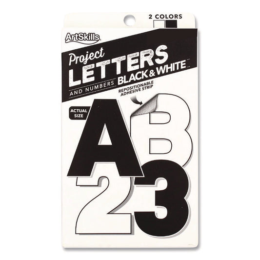 ArtSkills® Black and White Poster Letters and Numbers