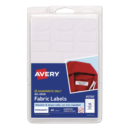 Avery® Kids No-Iron Fabric Labels