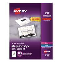 Avery® Magnetic Style Name Badge Kit