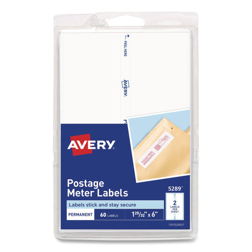 Avery® Postage Meter Labels for Personal Post Office™