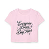 Turn Heads Behind the Bar Womens Baby Tee with Everyone Loves Big Tips