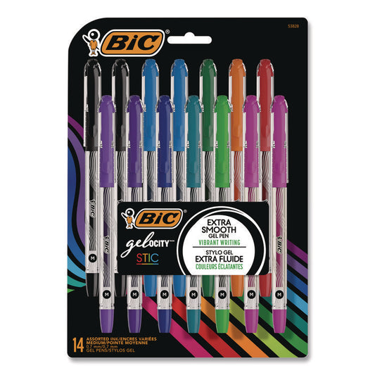BIC® Gel-ocity™ STIC Gel Pens