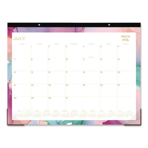 Blue Sky® Ashley G Academic Monthly Desk Pad