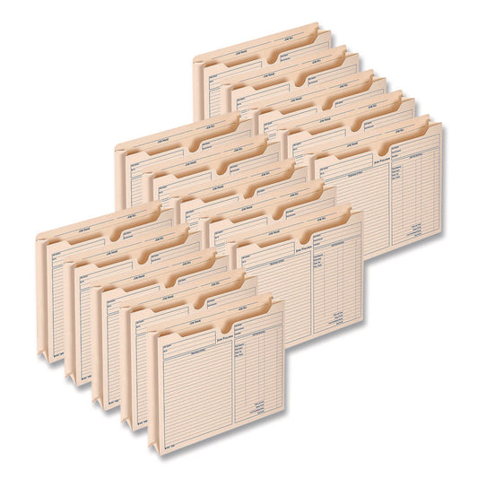 Adams® Pre-Printed Heavy-Duty Reinforced File Pocket