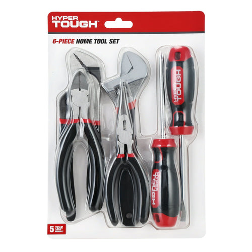 Hyper Tough 6pc Home Tool Set New Condition EasyOptionXY LLC