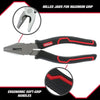 Hyper Tough 8-inch Linesman Pliers with Ergonomic Soft Grips, 5176V EasyOptionXY LLC