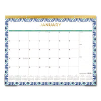 Blue Sky® Tile Monthly Desk Pad Calendar