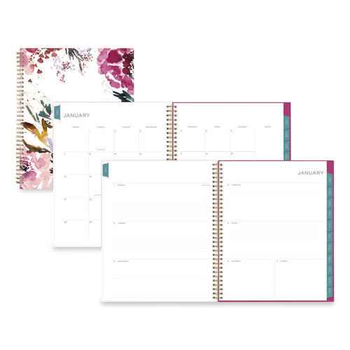 Blue Sky® Kelly Ventura Magenta Bloom Weekly/Monthly Planner