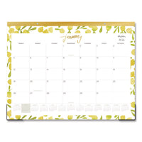 Blue Sky® Mimosa Monthly Desk Pad Calendar