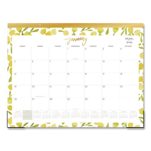 Blue Sky® Mimosa Monthly Desk Pad Calendar