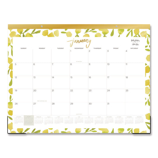 Blue Sky® Mimosa Monthly Desk Pad Calendar