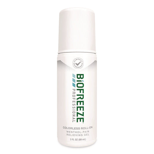 BIOFREEZE® Professional Colorless Roll-On Topical Analgesic Pain Reliever