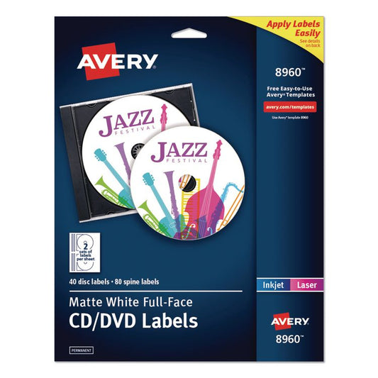 Avery® Full Face CD Labels