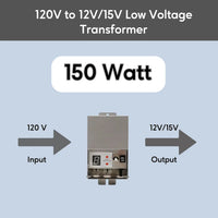 150W Multi-Tap Low Voltage Transformers | 12V - 15V