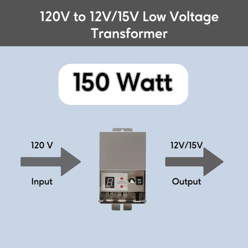 150W Multi-Tap Low Voltage Transformers | 12V - 15V