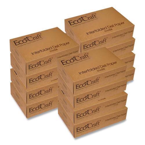 Bagcraft EcoCraft Interfolded Soy Wax Deli Sheets