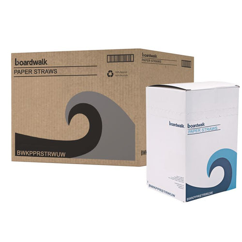 Boardwalk® Unwrapped Paper Straws