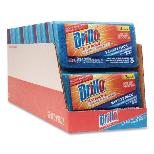 Brillo® Estracell® Scrub Sponge Variety Pack