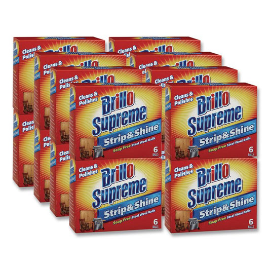 Brillo® Strip & Shine Steel Wool Balls