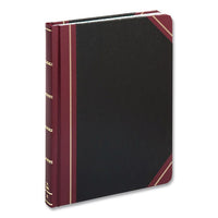 Boorum & Pease® Log Book with Red and Black Cover