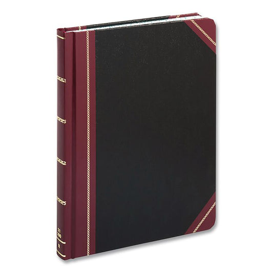 Boorum & Pease® Log Book with Red and Black Cover
