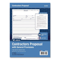 Adams® Contractor Proposal Form