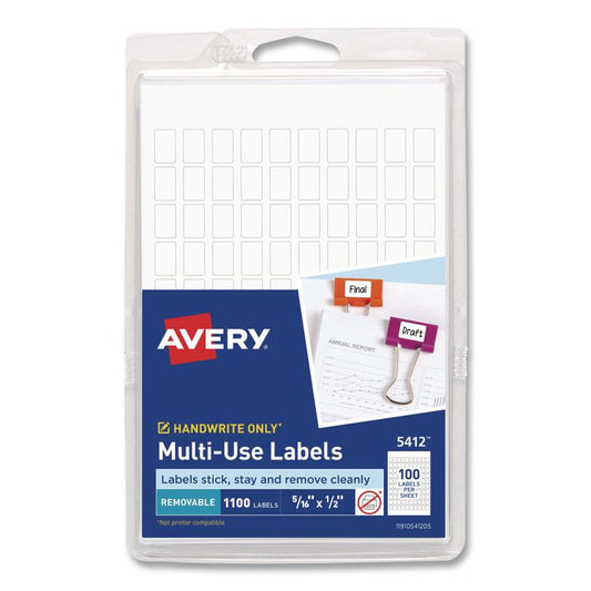 Avery® Handwrite Only Self-Adhesive Removable Labels