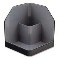 Advantus Fusion Plastic Corner Desktop Supplies Organizer