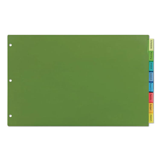 Avery® Insertable Big Tab™ 11" x 17" Plastic Dividers