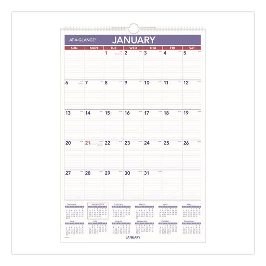 AT-A-GLANCE® Erasable Wall Calendar