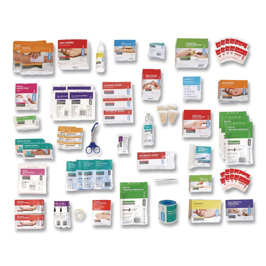 SUREFILL™ 100 Series Class B 3-Shelf First Aid Cabinet Refill - Meds