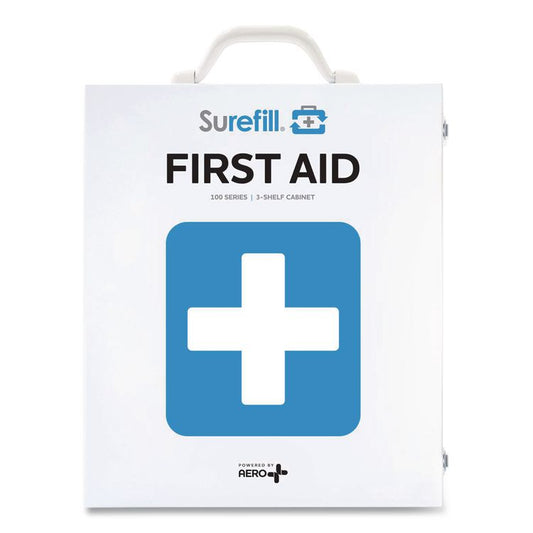 SUREFILL™ 100 Series Class B 3-Shelf First Aid Cabinet - Meds