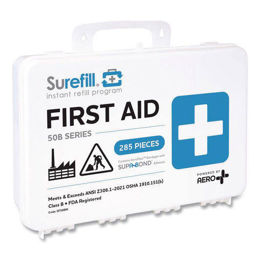 SUREFILL™ 50 Series ANSI 2021 B First Aid Kit - Weatherproof Plastic Case