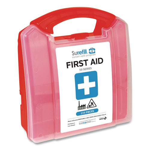 SUREFILL™ 50 Series ANSI A+ First Aid Kit - Retail Plastic Case