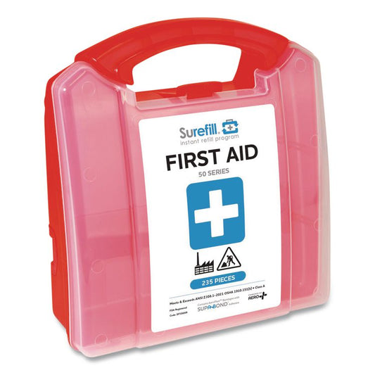 SUREFILL™ 50 Series ANSI A+ First Aid Kit - Retail Plastic Case